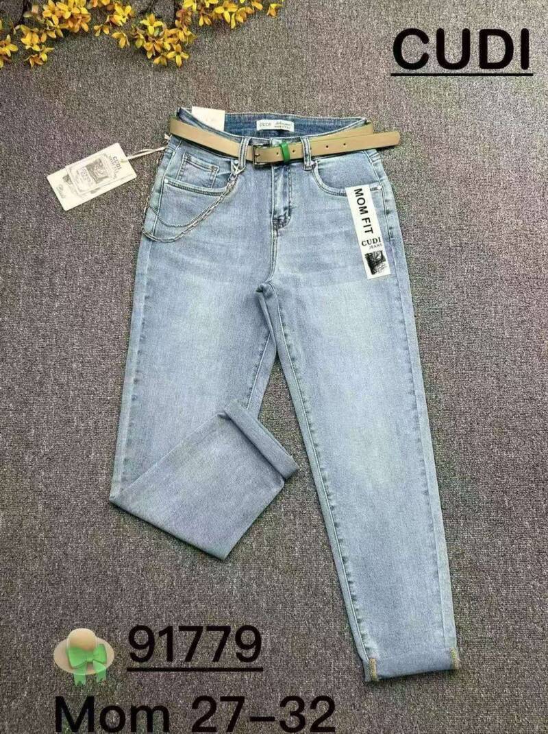 Spodnie damskie jeans Roz 27-32, 1 kolor Paczka 10 szt